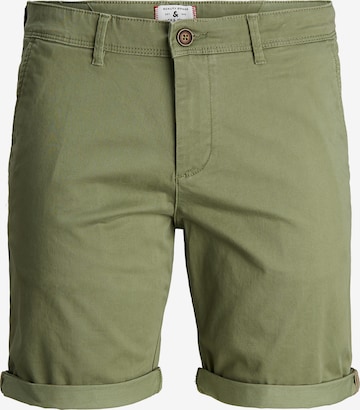 JACK & JONES Chino Pants 'Bowie' in Green: front