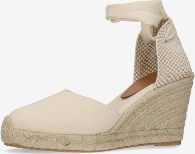 MANFIELD Sandale in beige / offwhite, Produktansicht