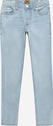 Coupe slim Jean 'GLENN' Jack & Jones Junior en bleu : devant