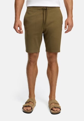 INDICODE JEANS Regular Chino 'INCowell' in Groen: voorkant