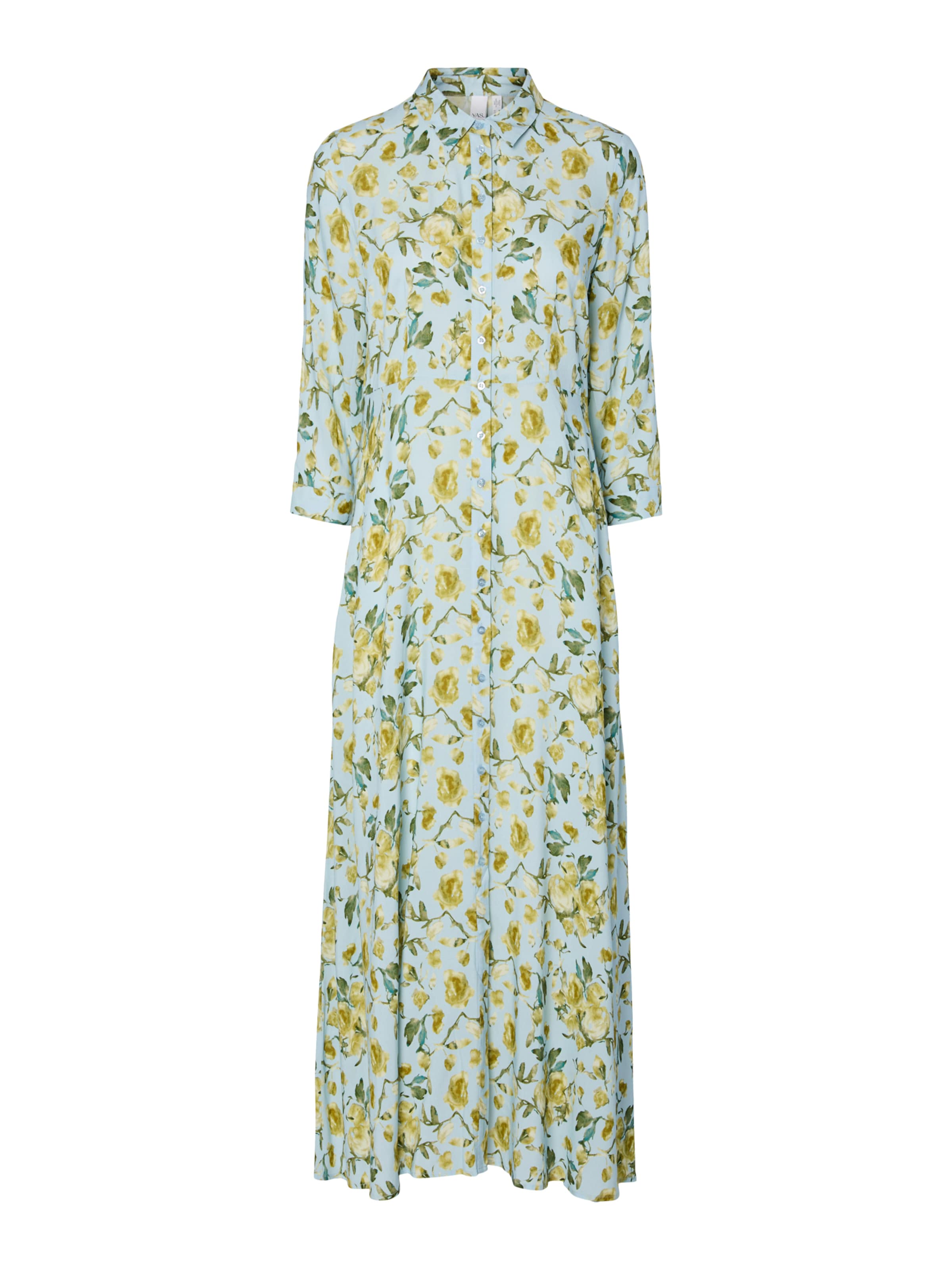 YAS Blousejurk 'YASSAVANNA' in Blauw: voorkant