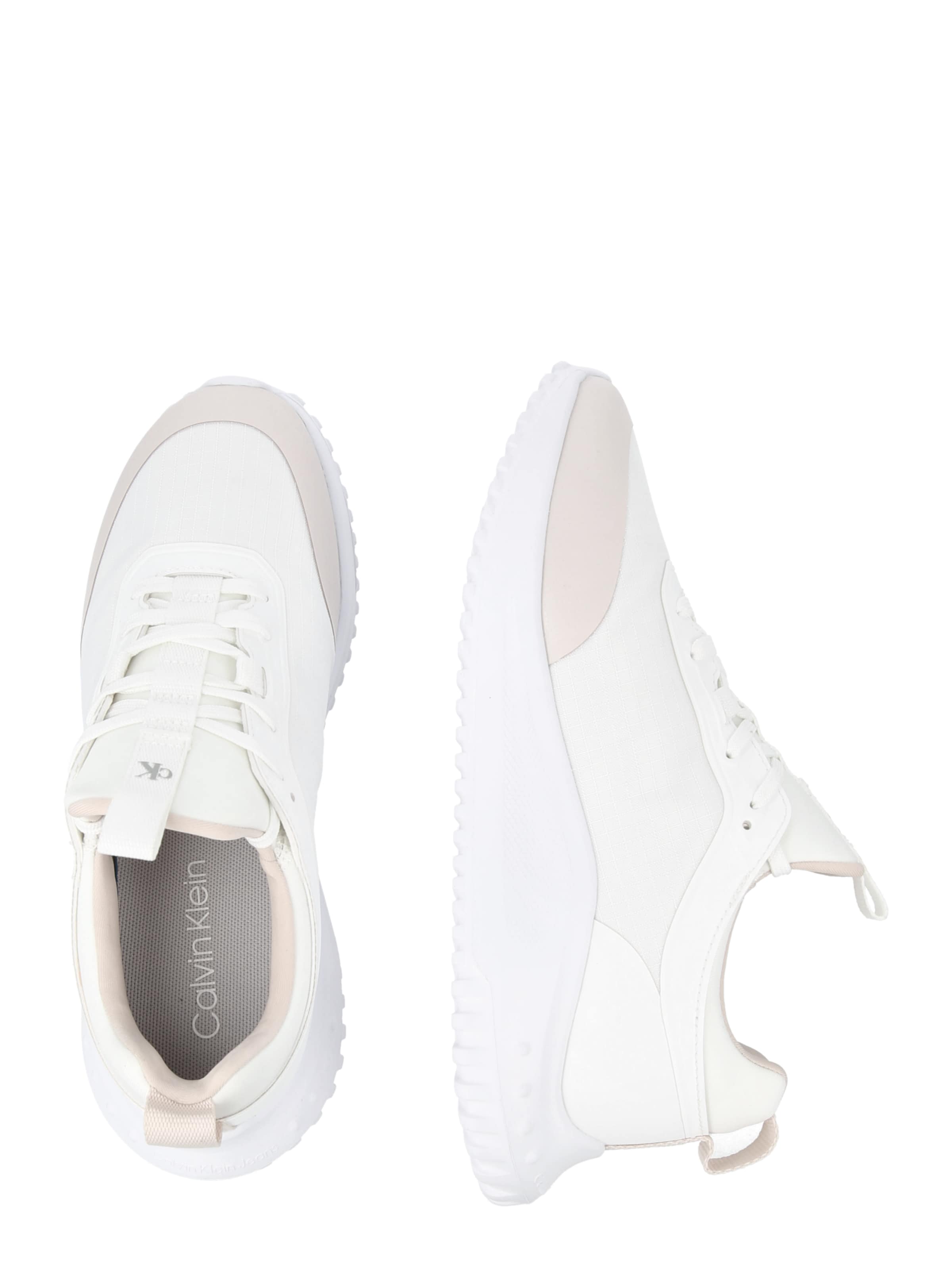 Calvin Klein Ниски маратонки в бежово