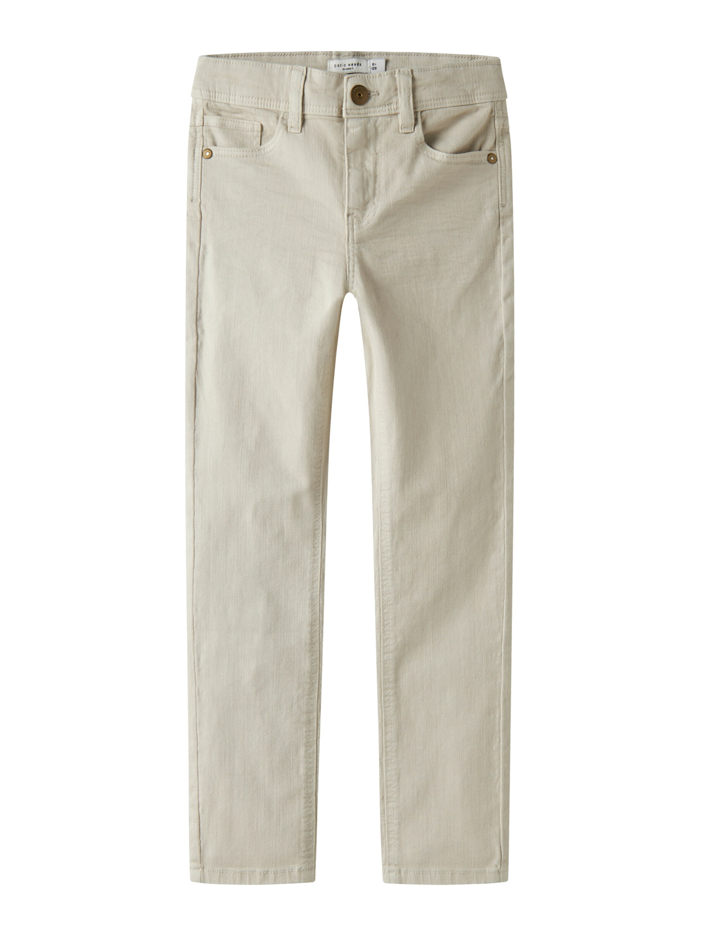 NAME IT Kavbojke 'NKMTheo' | siva barva: sprednja stran