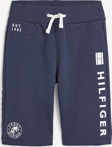 TOMMY HILFIGER Regular Trousers in Blue: front