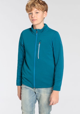 KILLTEC Zip-Up Hoodie in Blue: front