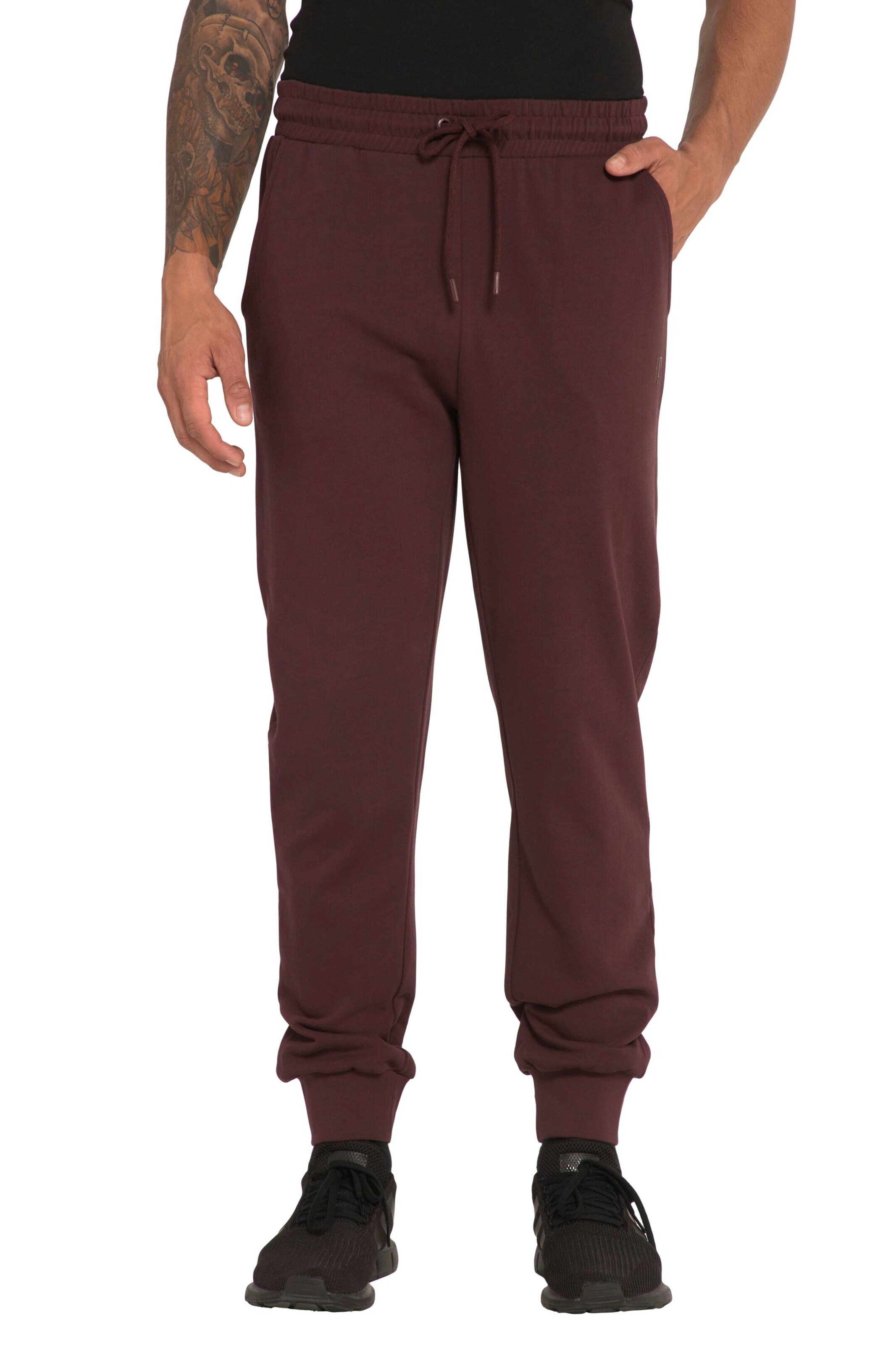 JP1880 Tapered Broek in Rood: voorkant