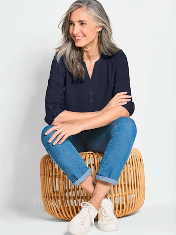 Goldner Blouse in Blauw