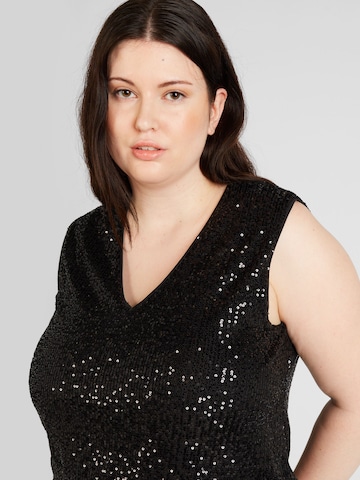 ABOUT YOU Curvy Top 'Eve' in Schwarz