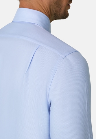 Boggi Milano Regular Fit Hemd in Blau