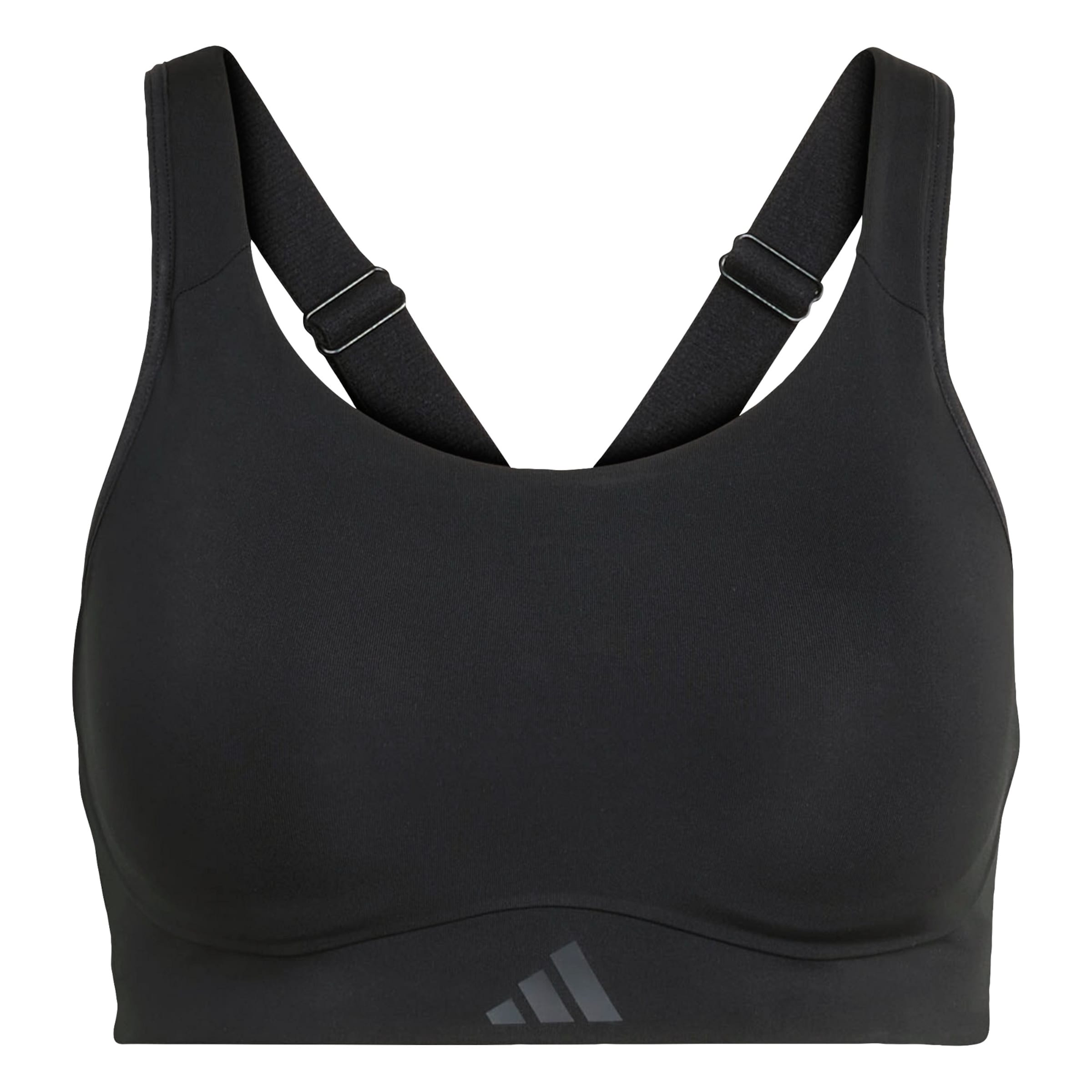 ADIDAS PERFORMANCE - Bustier Sujetador deportivo 'Optime' en negro: frente