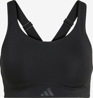 Bustier Soutien-gorge de sport 'Optime' ADIDAS PERFORMANCE en noir : devant