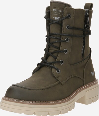 MUSTANG Lace-up bootie in Khaki, Item view