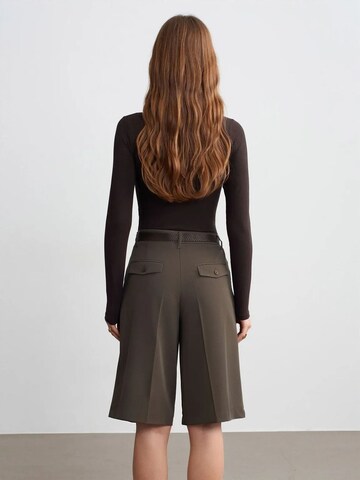 Wide Leg Pantalon Dilvin en vert