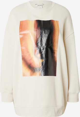 Monki Sweatshirt 'Betsy' in Wit: voorkant