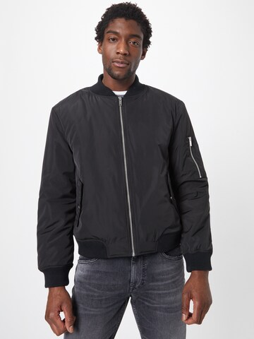 ABOUT YOU Between-Season Jacket 'Colin' in Black: front