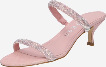 GUESS Mules Glitze in Rose ABOUT YOU