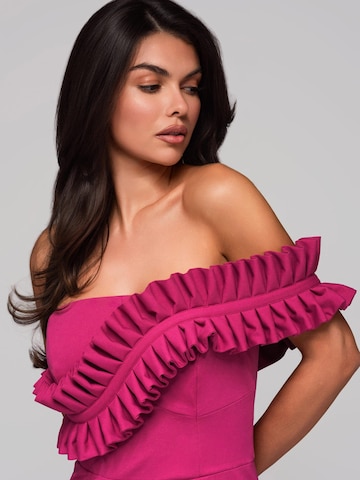 Ombre Abendkleid in Pink