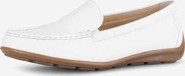 GABOR Moccasins in White: front