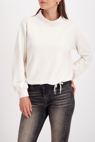 monari Sweatshirt 'Ciao Bella' in White