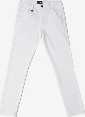 IDO COLLECTION Regular Pants in White: front