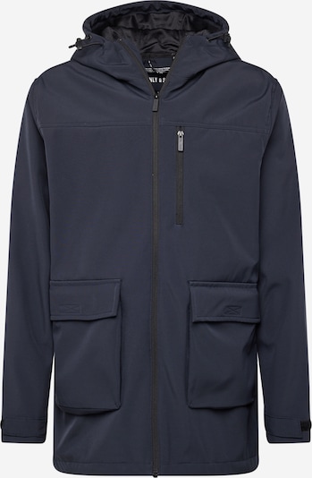 Only & Sons Parka mi-saison 'RICK' en bleu marine, Vue avec produit