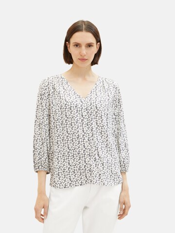 TOM TAILOR Blouse in Grijs: voorkant