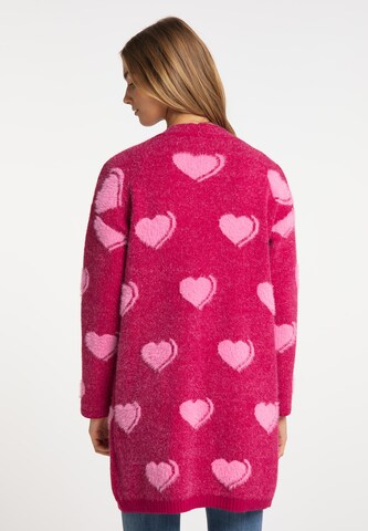 MYMO Knit Cardigan in Pink