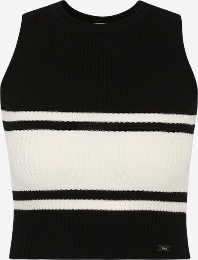 LTB Pullover 'KAMEDE' in schwarz / weiß, Produktansicht