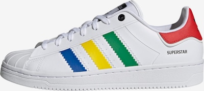 ADIDAS ORIGINALS Sneaker 'Superstar' in blau / gelb / grün / rot / weiß, Produktansicht
