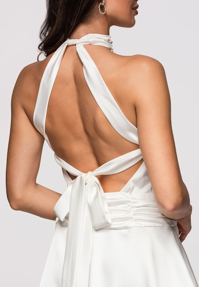 Ombre Robe de soirée en 34 en blanc, Vue avec produit