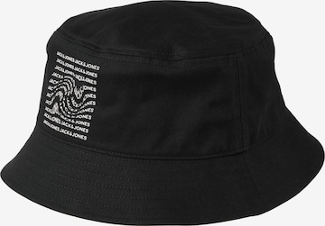 JACK & JONES قبعة 'TWIRL' بلون أسود: الأمام