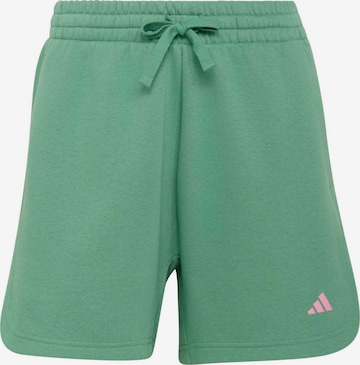 Pantalon de sport 'Studio' ADIDAS SPORTSWEAR en vert : devant