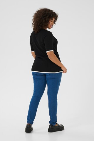 Pull-over 'Izzy' KAFFE CURVE en noir