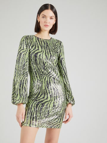 YAS Cocktail Dress 'YASMINO' in Green: front