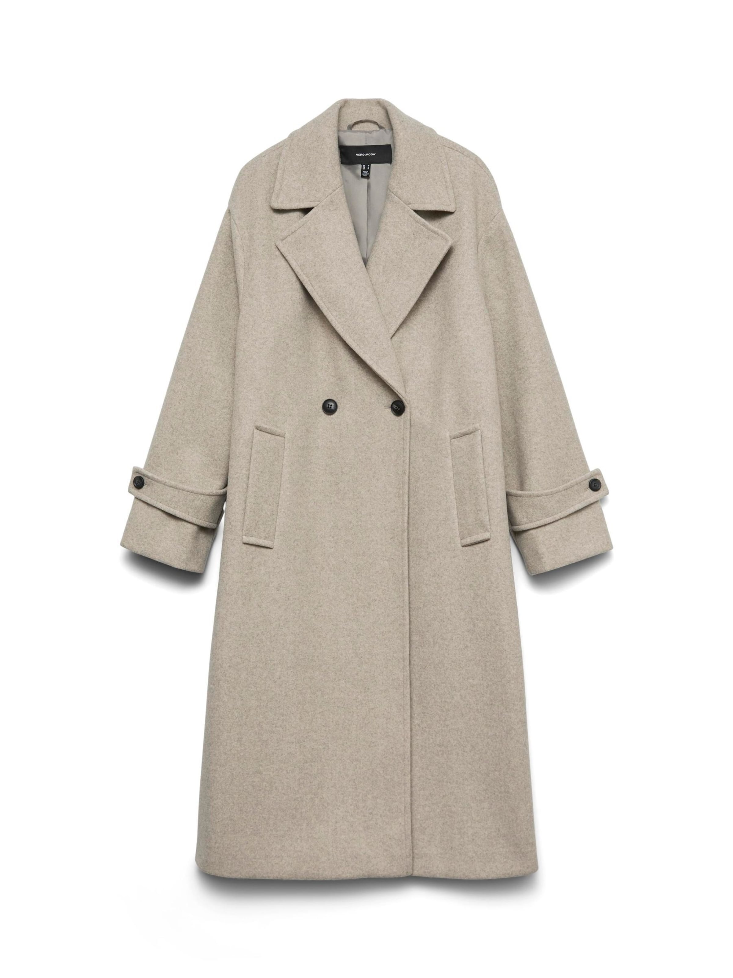 VERO MODA Overgangsfrakke 'FORTUNE' i greige, Produktvisning