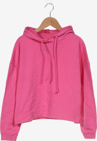ONLY Sweatshirt & Zip-Up Hoodie in M in Pink: front