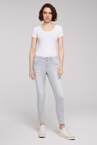Soccx Slimfit Jeans 'Mira' in Grau