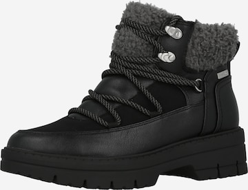 JANA Botki sznurowane w kolorze czarny: przód