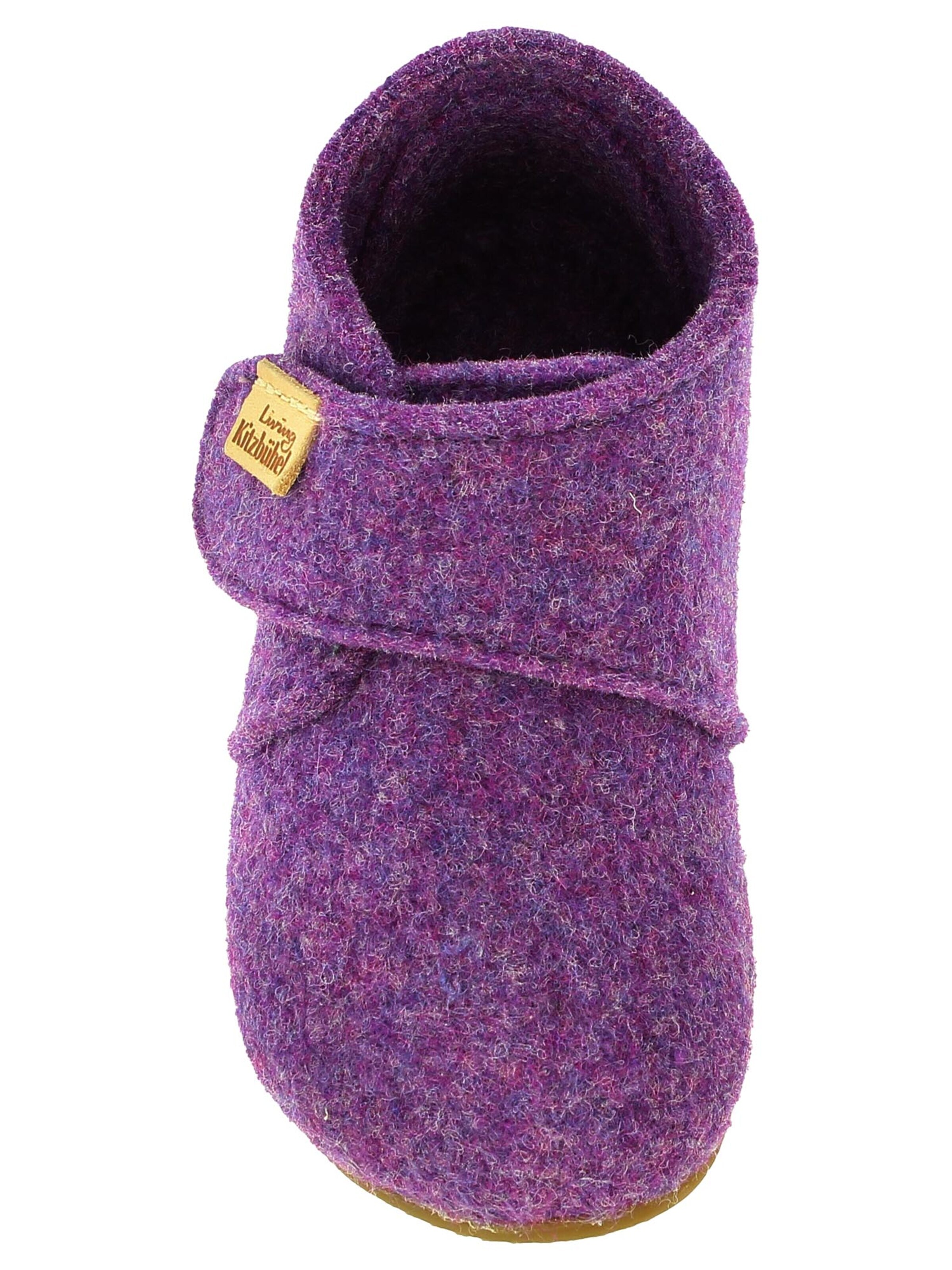 Living Kitzbühel Slipper 'Filz' in Purple