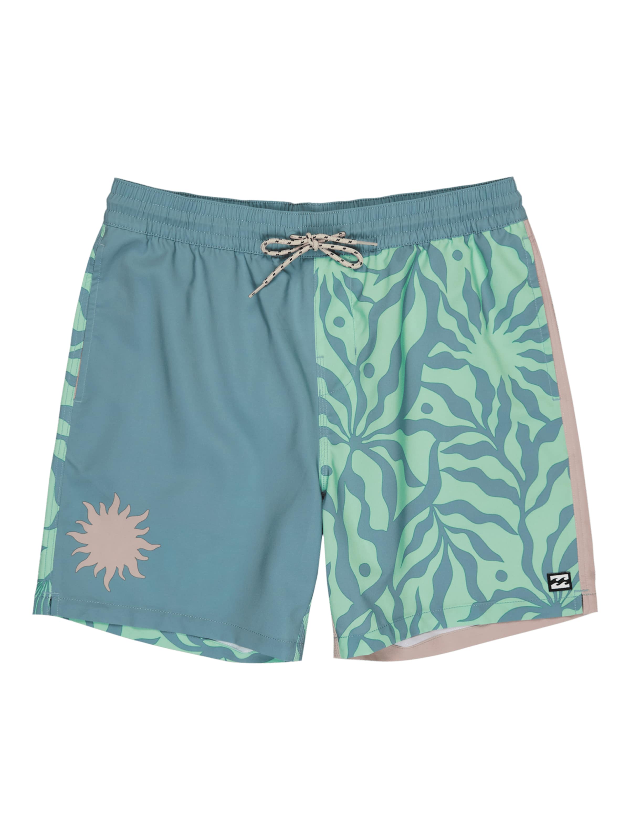 BILLABONG Badeshorts 'Reflection Layback' in Grün: Vorderseite