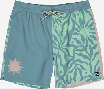 BILLABONG Badeshorts 'Reflection Layback' in Grün: Vorderseite