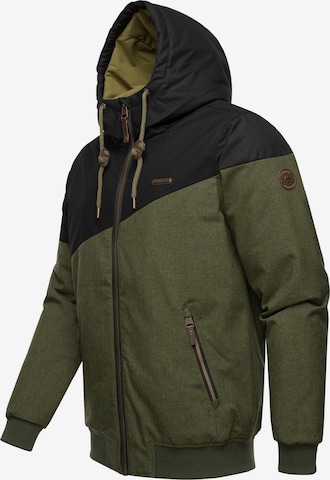 Ragwear Winter Jacket 'Wings' in Green