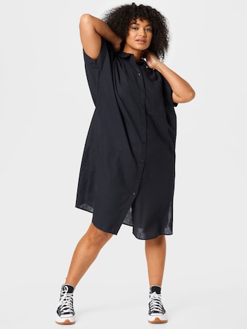 Esprit Curves Shirt Dress in Black