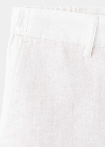 MANGO MAN Regular Pleated Pants 'Antz' in White
