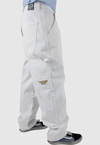 HOMEBOY Loose fit Cargo jeans 'X-tra' in White