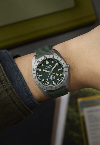 TIMEX Analogt ur i grøn: forside