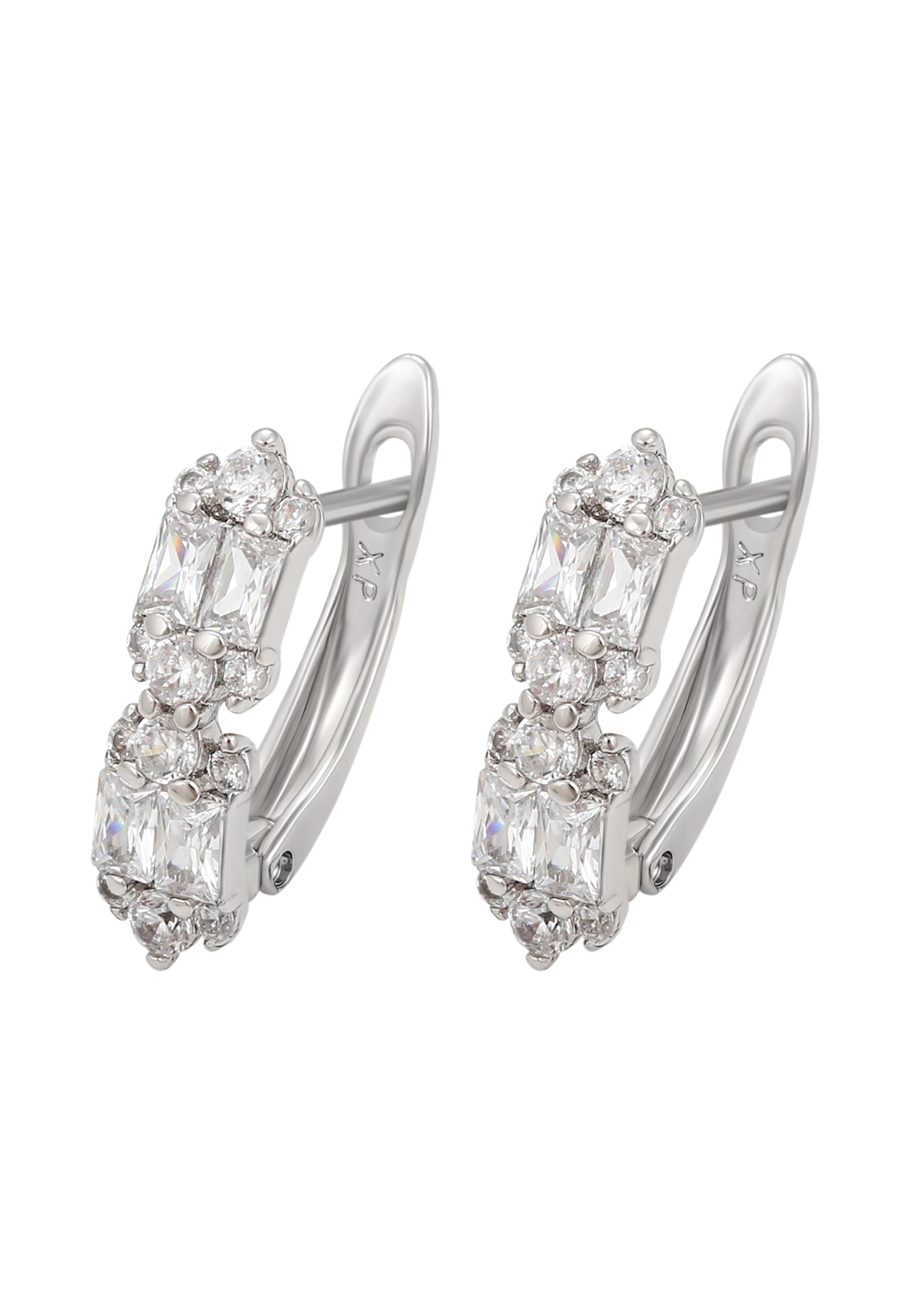 faina - Brincos em prata: frente