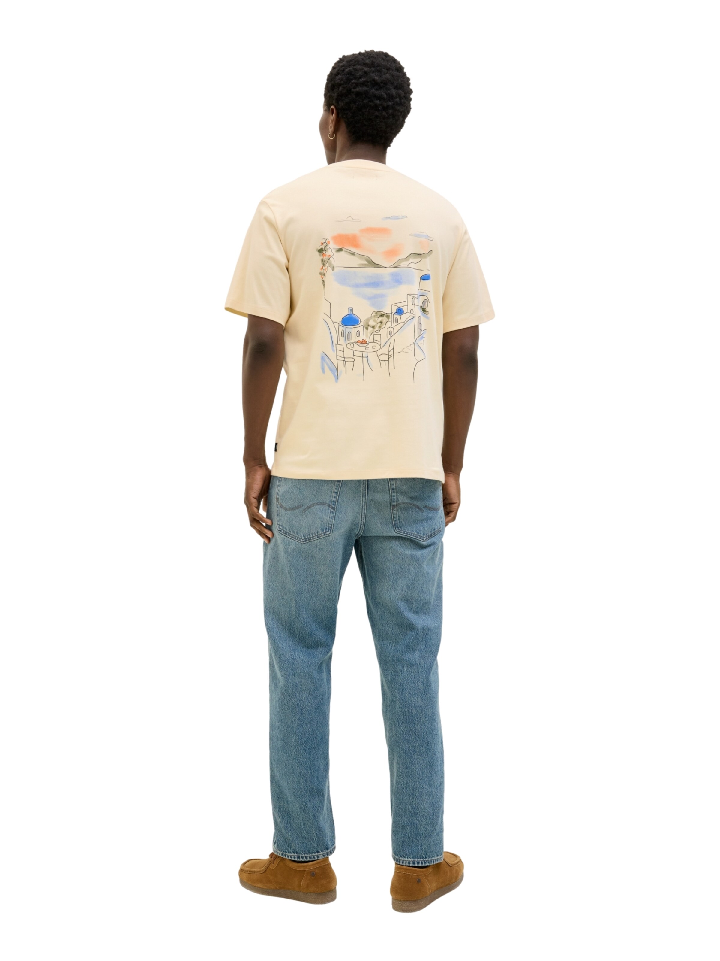 Maglietta 'Destination' di JACK & JONES in beige