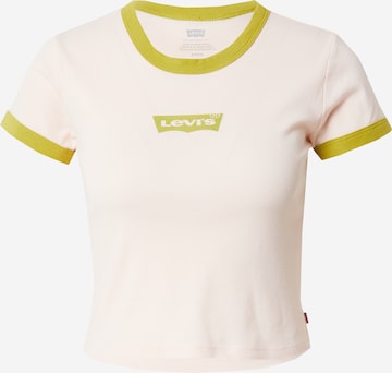 LEVI'S ® Tričko 'Graphic Mini Ringer' – pink: přední strana