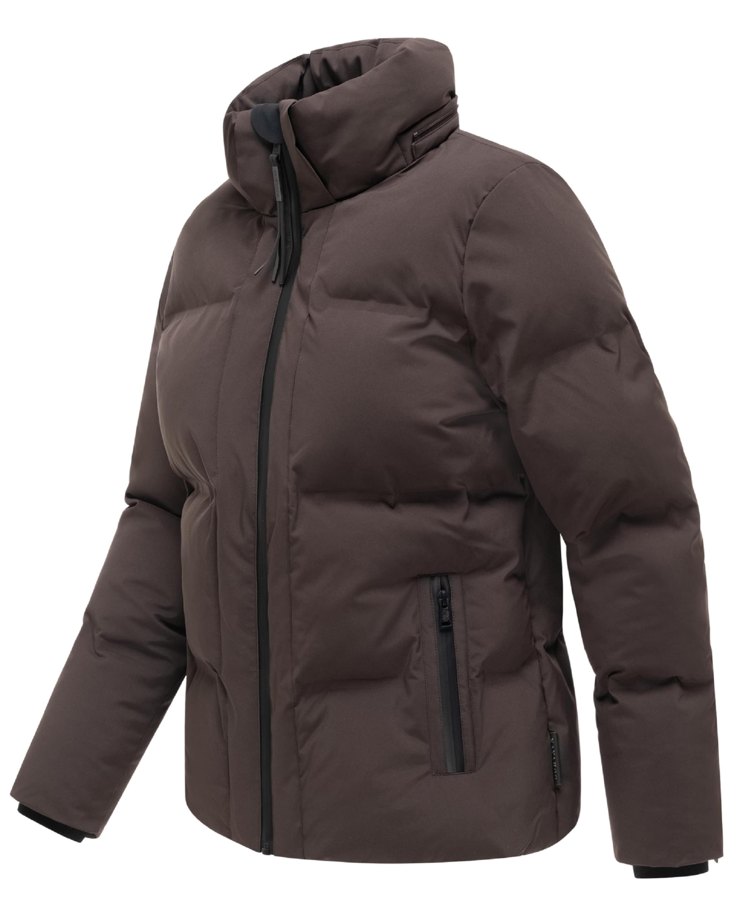 NAVAHOO Winterjas 'Wolkentanz XIV' in Bruin